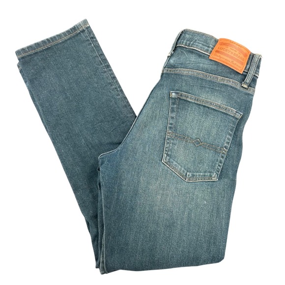 Lucky Brand Other - Lucky Brand 410 Athletic Straight Mens Jeans Blue‎ Medium Wash 32x30 RN80318